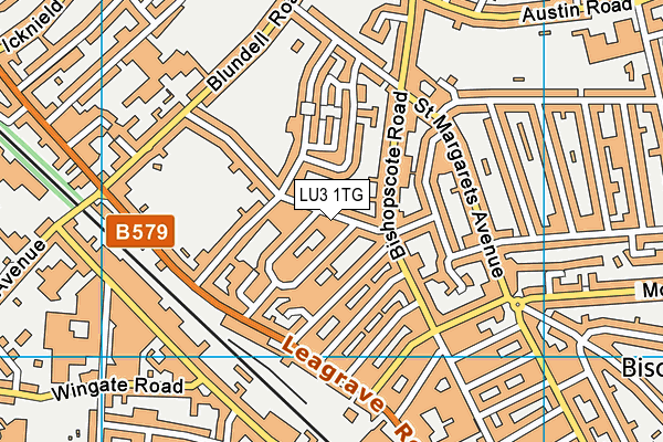 LU3 1TG map - OS VectorMap District (Ordnance Survey)