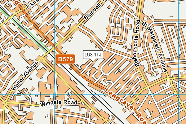 LU3 1TJ map - OS VectorMap District (Ordnance Survey)