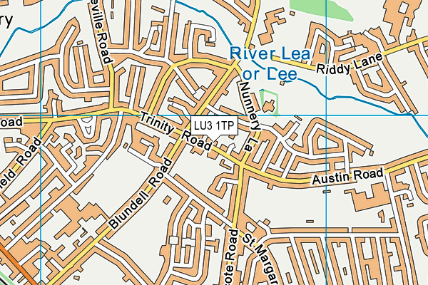 LU3 1TP map - OS VectorMap District (Ordnance Survey)