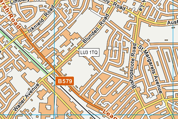 LU3 1TQ map - OS VectorMap District (Ordnance Survey)