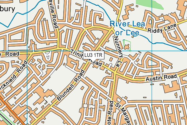 LU3 1TR map - OS VectorMap District (Ordnance Survey)