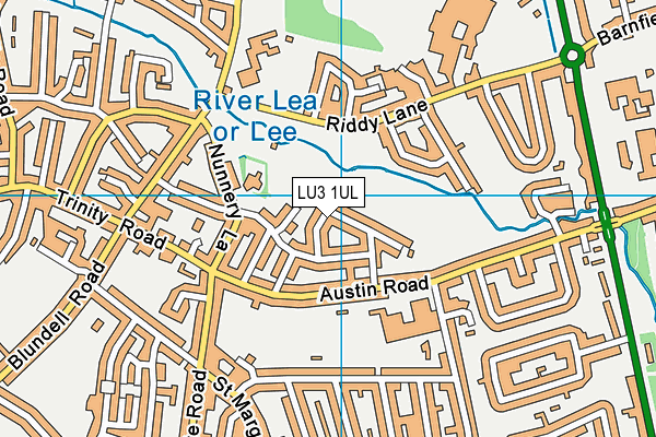 LU3 1UL map - OS VectorMap District (Ordnance Survey)