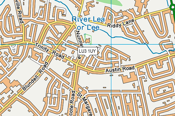 LU3 1UY map - OS VectorMap District (Ordnance Survey)