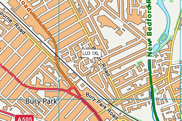 LU3 1XL map - OS VectorMap District (Ordnance Survey)