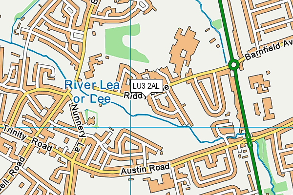 LU3 2AL map - OS VectorMap District (Ordnance Survey)