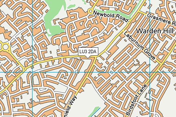 LU3 2DA map - OS VectorMap District (Ordnance Survey)