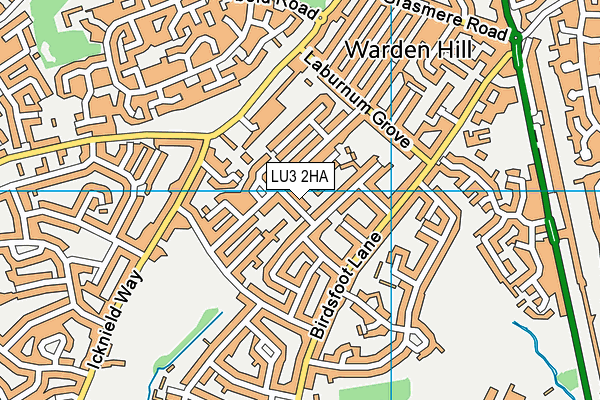 LU3 2HA map - OS VectorMap District (Ordnance Survey)