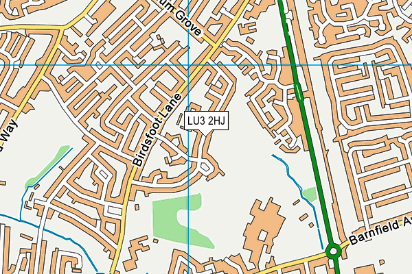 LU3 2HJ map - OS VectorMap District (Ordnance Survey)