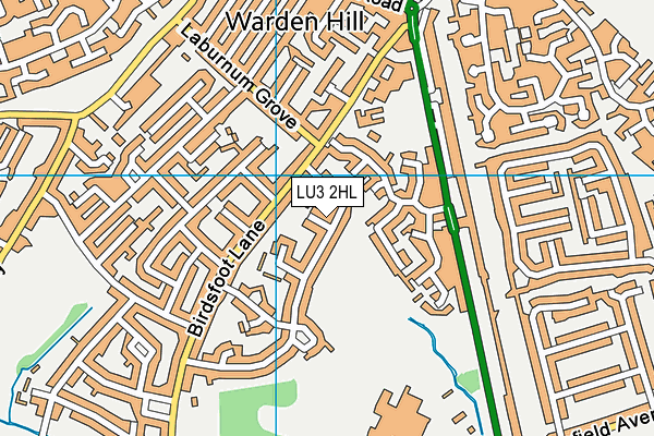 LU3 2HL map - OS VectorMap District (Ordnance Survey)