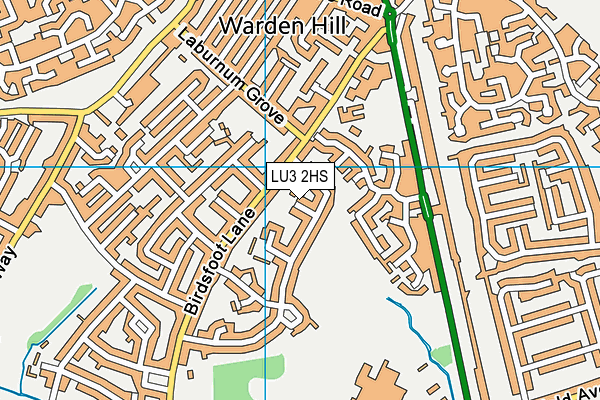 LU3 2HS map - OS VectorMap District (Ordnance Survey)