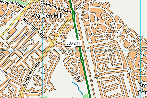 LU3 2HY map - OS VectorMap District (Ordnance Survey)