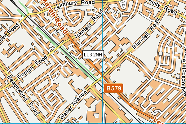 LU3 2NH map - OS VectorMap District (Ordnance Survey)