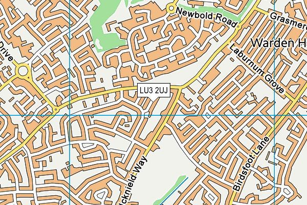 LU3 2UJ map - OS VectorMap District (Ordnance Survey)