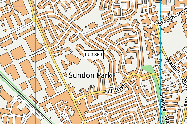 LU3 3EJ map - OS VectorMap District (Ordnance Survey)