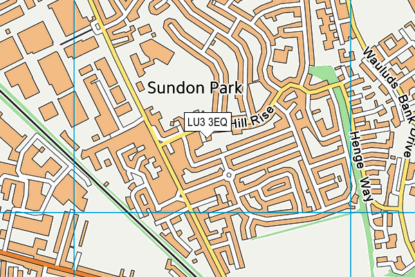 LU3 3EQ map - OS VectorMap District (Ordnance Survey)