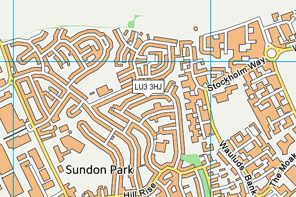 LU3 3HJ map - OS VectorMap District (Ordnance Survey)