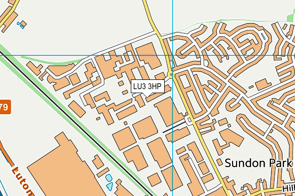 Map of ORBITAL TRAMPOLINE PARK ( LUTON ) LIMITED at district scale