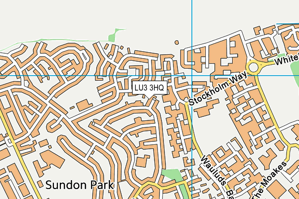 LU3 3HQ map - OS VectorMap District (Ordnance Survey)