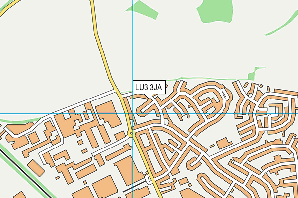 LU3 3JA map - OS VectorMap District (Ordnance Survey)