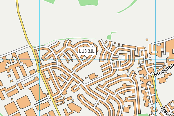 LU3 3JL map - OS VectorMap District (Ordnance Survey)