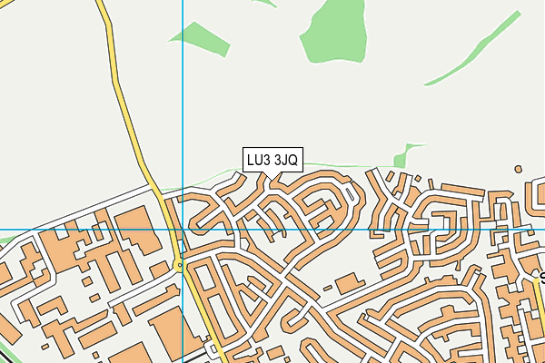 LU3 3JQ map - OS VectorMap District (Ordnance Survey)