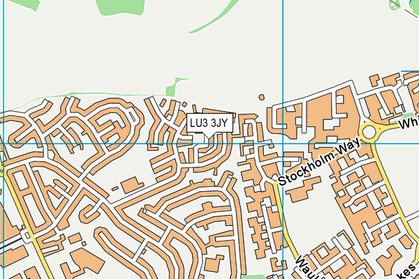 LU3 3JY map - OS VectorMap District (Ordnance Survey)