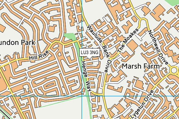 LU3 3NG map - OS VectorMap District (Ordnance Survey)