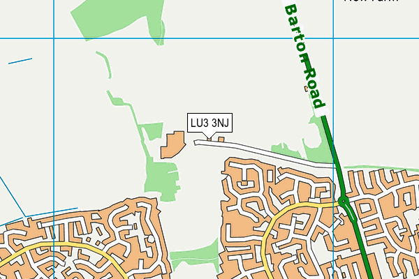 LU3 3NJ map - OS VectorMap District (Ordnance Survey)