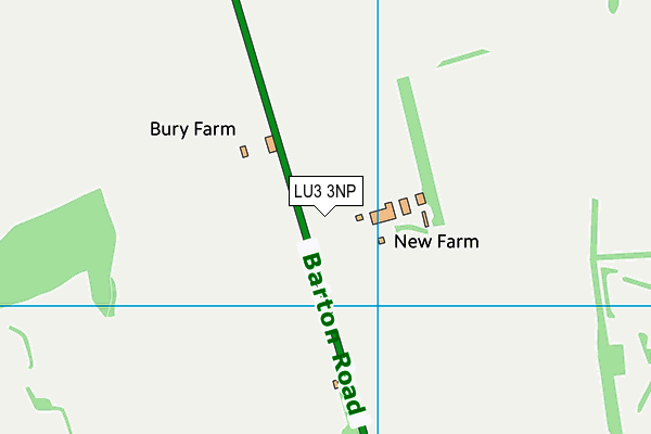 LU3 3NP map - OS VectorMap District (Ordnance Survey)