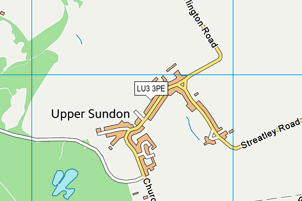 LU3 3PE map - OS VectorMap District (Ordnance Survey)