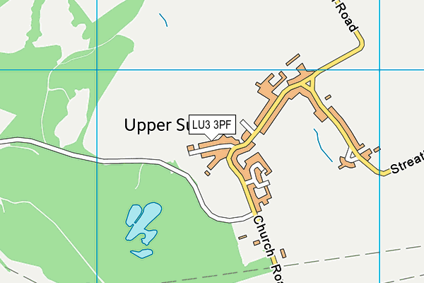 LU3 3PF map - OS VectorMap District (Ordnance Survey)