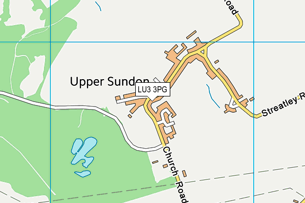 LU3 3PG map - OS VectorMap District (Ordnance Survey)