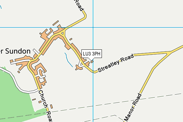 LU3 3PH map - OS VectorMap District (Ordnance Survey)