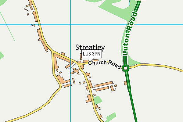 LU3 3PN map - OS VectorMap District (Ordnance Survey)