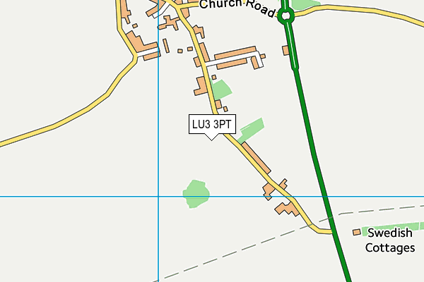 LU3 3PT map - OS VectorMap District (Ordnance Survey)