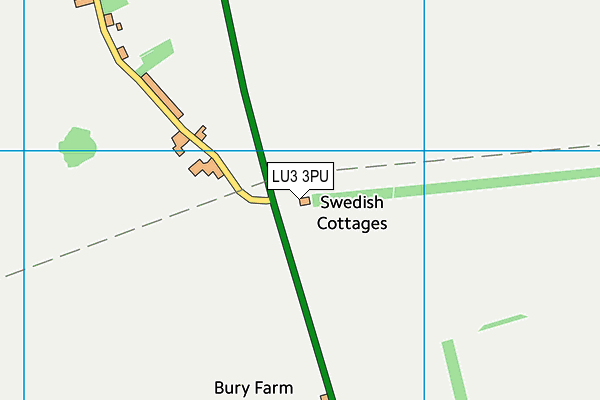 LU3 3PU map - OS VectorMap District (Ordnance Survey)