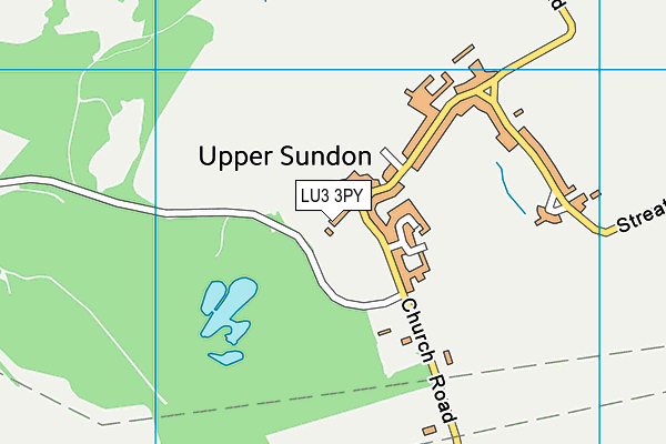 LU3 3PY map - OS VectorMap District (Ordnance Survey)