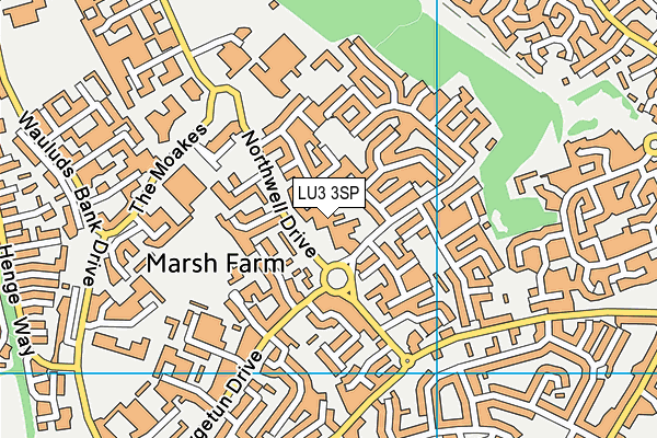 LU3 3SP map - OS VectorMap District (Ordnance Survey)