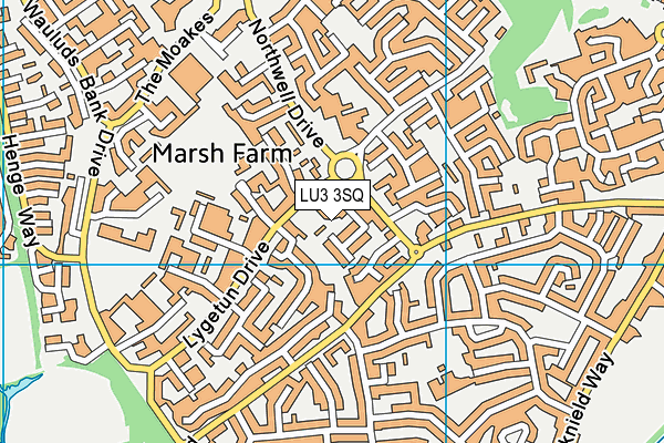 LU3 3SQ map - OS VectorMap District (Ordnance Survey)