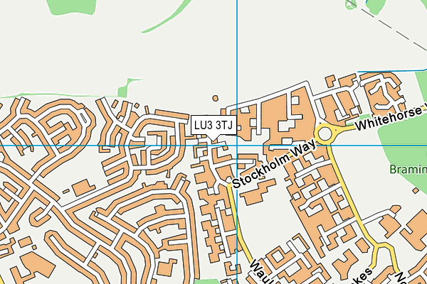 LU3 3TJ map - OS VectorMap District (Ordnance Survey)