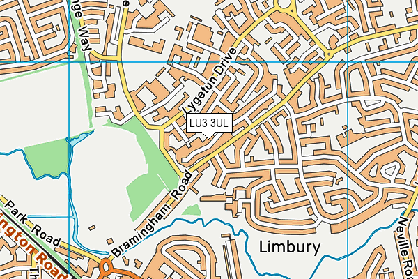 LU3 3UL map - OS VectorMap District (Ordnance Survey)