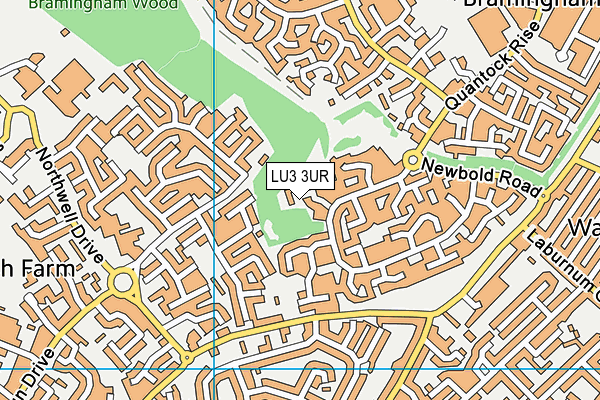 LU3 3UR map - OS VectorMap District (Ordnance Survey)