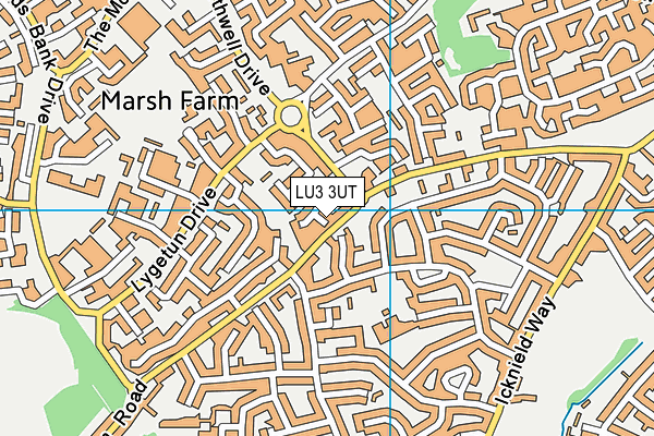 LU3 3UT map - OS VectorMap District (Ordnance Survey)