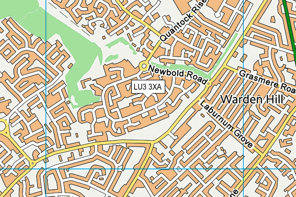 LU3 3XA map - OS VectorMap District (Ordnance Survey)