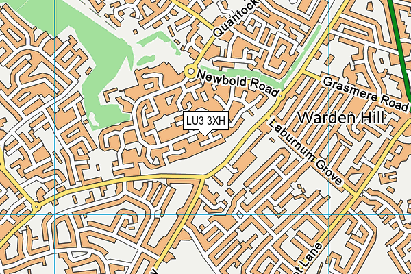 LU3 3XH map - OS VectorMap District (Ordnance Survey)