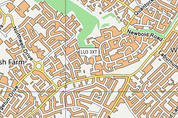 LU3 3XT map - OS VectorMap District (Ordnance Survey)