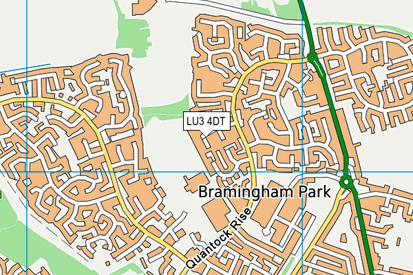 Great Braminham Park map (LU3 4DT) - OS VectorMap District (Ordnance Survey)