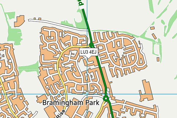 LU3 4EJ map - OS VectorMap District (Ordnance Survey)