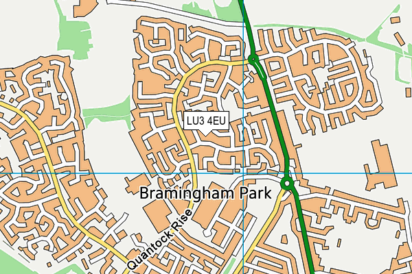 LU3 4EU map - OS VectorMap District (Ordnance Survey)