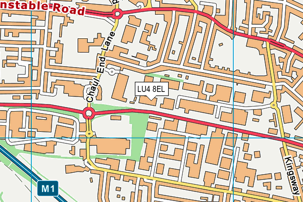 LU4 8EL map - OS VectorMap District (Ordnance Survey)